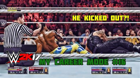 Wwe 2k17 My Career Mode Part 16 2 Count Wwe 2k17 Mycareer Ep 16