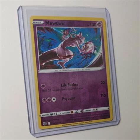 Mewtwo Rare Reverse Holo Pokemon Brilliant Stars Near Mint