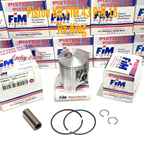 Jual Piston Kit Fim Pin Yamaha Rx King Original Fim Shopee