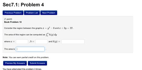 Solved Sec7 1 Problem 4 Previous Problem Problem List Next Chegg