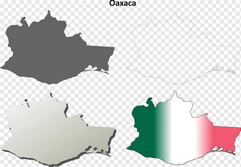 Conjunto De Mapa De Contorno En Blanco De Oaxaca Png Pngwing