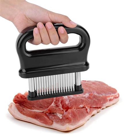 48 Blades Needle Meat Tenderizer Stainless Steel Knife Meat Beaf Steak ...