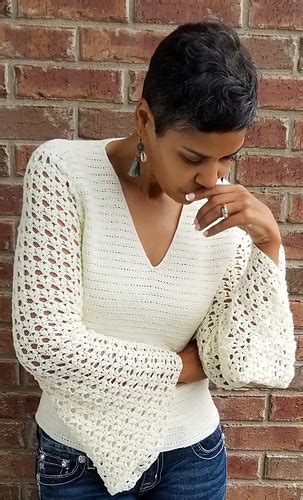 Ravelry Bell Sleeve Top Pattern By Guchet