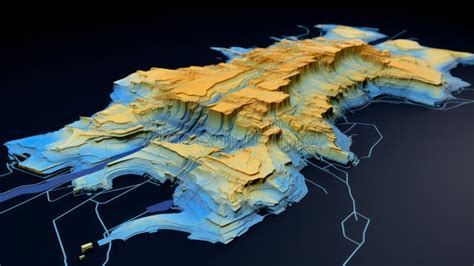 DEM Digital Elevation Model GIS Lidar Product Made After Proccesing