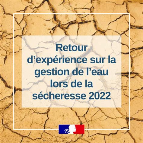 Retour Dexp Rience Sur La Gestion De Leau Lors De La S Cheresse