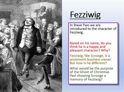 A Christmas Carol Stave Two Fezziwig Teaching Resources