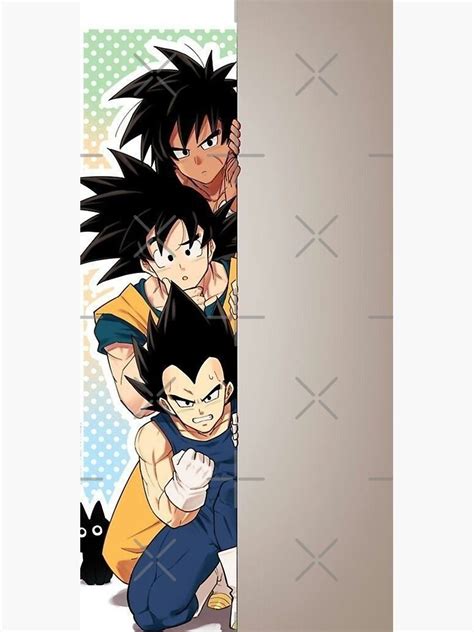 Goku Vegeta Broly Dbs Sticker For Sale By Yashdusane Redbubble