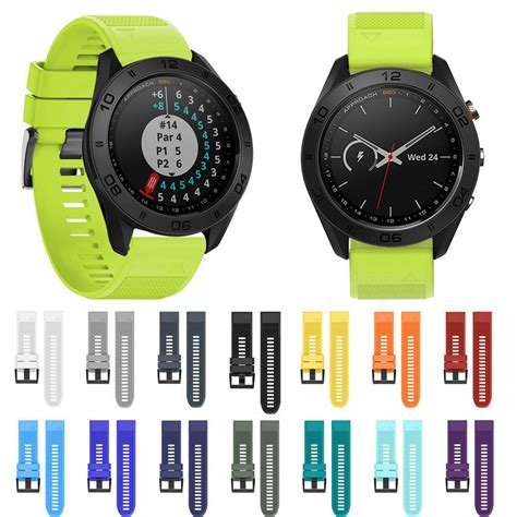 Buy Soft Silicone Strap Replacement Watch Band For Garmin Approach S60