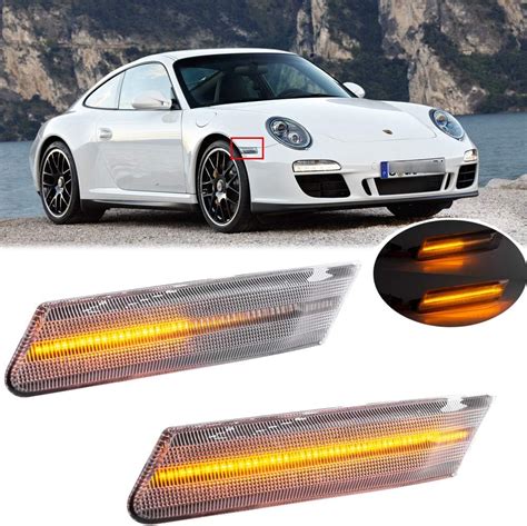 Amazon Pcs Led Dynamic Sequential Blink Side Marker Lamp Light