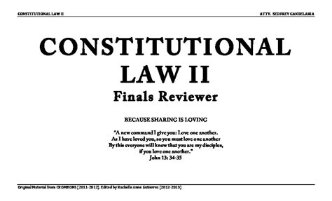 Constitutional Law Reviewer Pdfcoffee