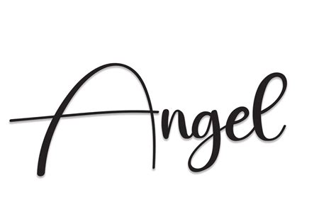 Angel Temuword Fuentes De Caracteres Descarga Gratis