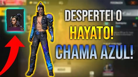 DESPERTEI O HAYATO CHAMA AZUL YouTube