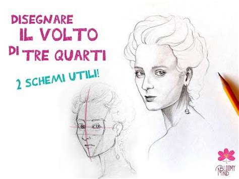 Il Volto Di Tre Quarti Disegnare Grazie A Uno Schema Anzi Due Il