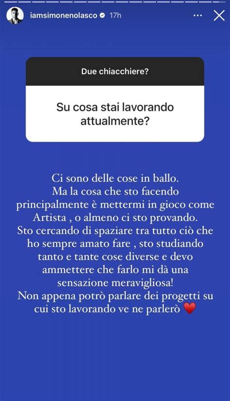 Simone Nolasco assente da Amici il ballerino professionista spiega perché