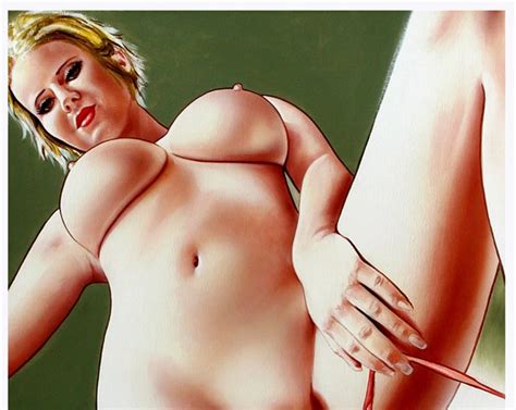Akt Nude Pin Up Erotik Bild Erotic Print Art Kunst Grafik Graphic