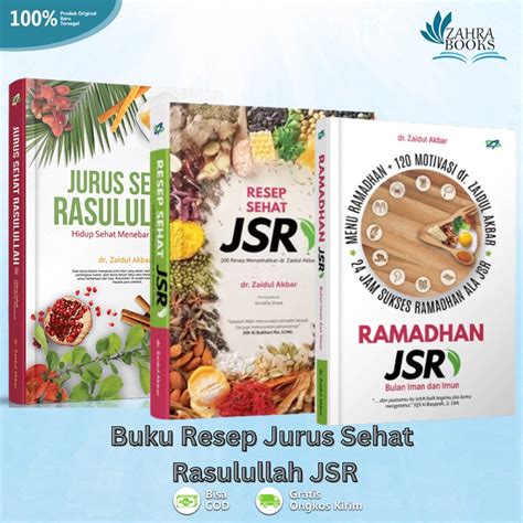 Jual Jurus Sehat Rasulullah JSR Resep Sehat JSR JSR Ramadhan Dr