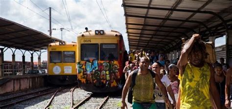 Ap S Acidente Sub Rbio Ferrovi Rio Tem Apenas Um Trem Em Opera O