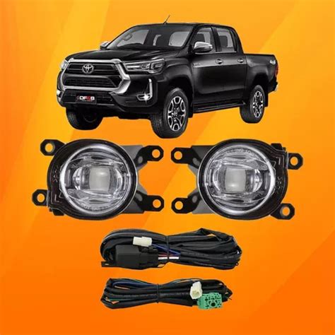 Kit Par Farol Milha Hilux Srx 2021 2022 Led