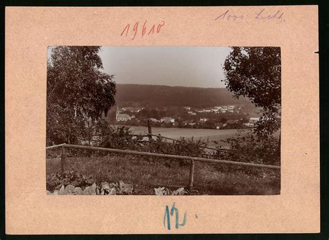 Fotografie Brück Sohn Meissen Ansicht Berggiesshübel Blick auf