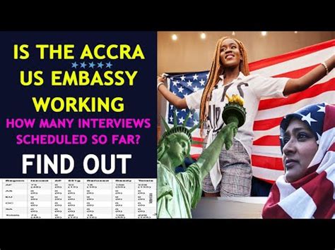 Dv Lottery Is Accra Us Embassy Working Find Out Interviews