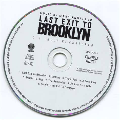 Last Exit To Brooklyn Mark Knopfler