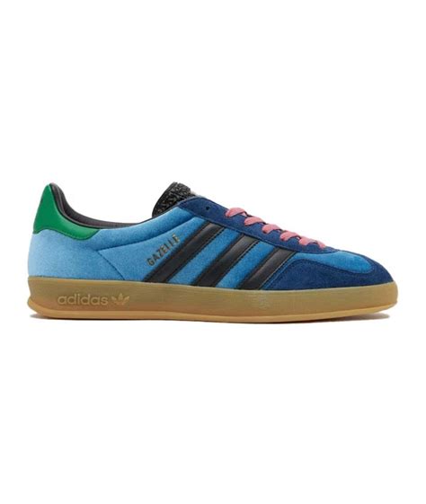 ADIDAS Синие бархатные кроссовки Samba для женщин – купить в интернет ...
