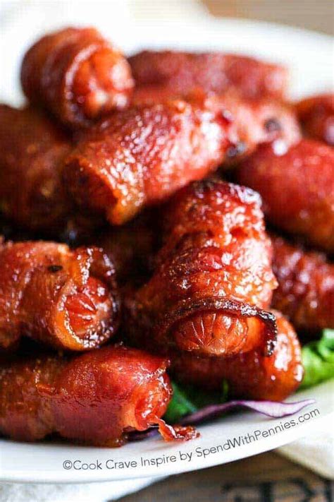 Recipe For Lil Smokies Wrapped In Bacon With Brown Sugar Besto Blog