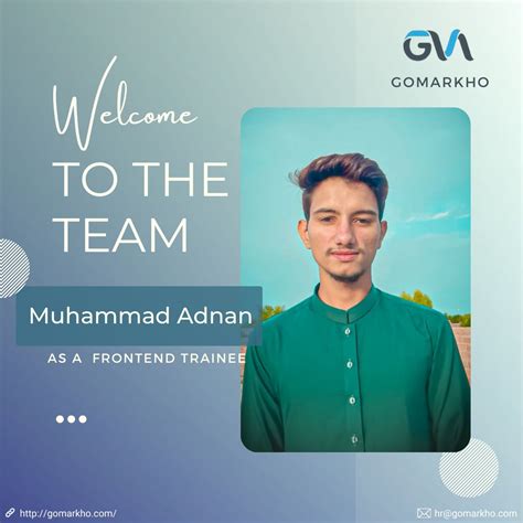 Adnan Tariq On Linkedin Grateful To Gomarkho For Offering Me An