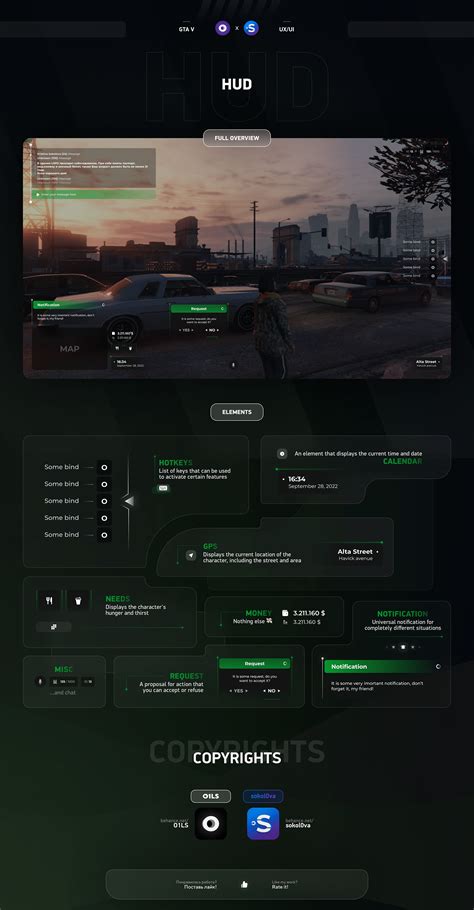 Hud For Gta Rp Behance