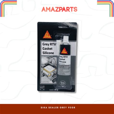 Jual Sealer Rtv Sika Sealer Lem Gasket Warna Grey Abu Gr Shopee