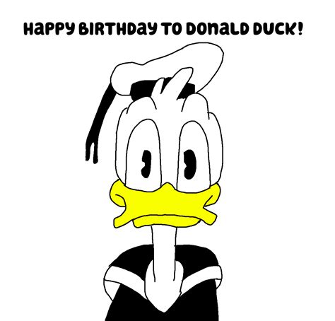 Happy Birthday Donald Duck By Joeyhensonstudios On Deviantart