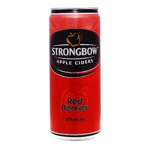 NƯỚC TÁO LÊN MEN STRONGBOW DÂU LON 330ML The City