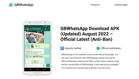 GB WhatsApp APK Download for Android [Latest Version]