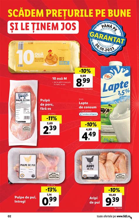 Oferta Lidl Scadem Preturile Pana Pe Octombrie