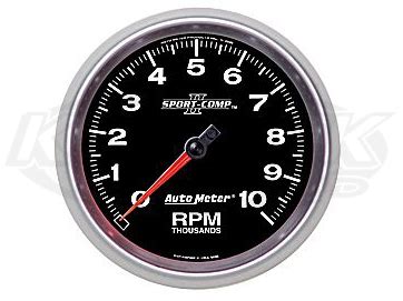 Sport Comp Ii In Dash Tachometer Rpm Kartek Off Road