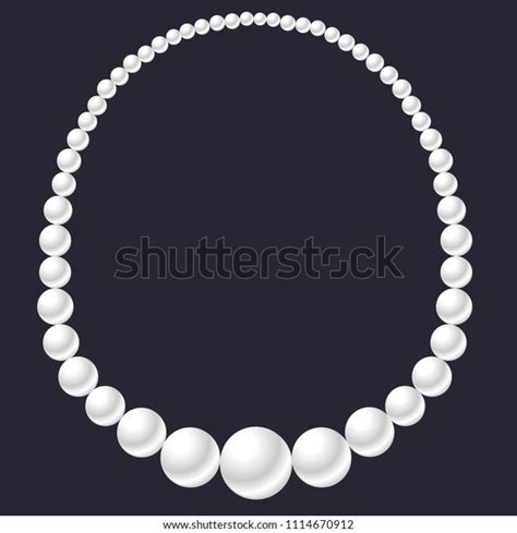 Pearl Necklace Vector