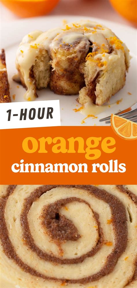 1 Hour Orange Cinnamon Rolls Design Eat Repeat