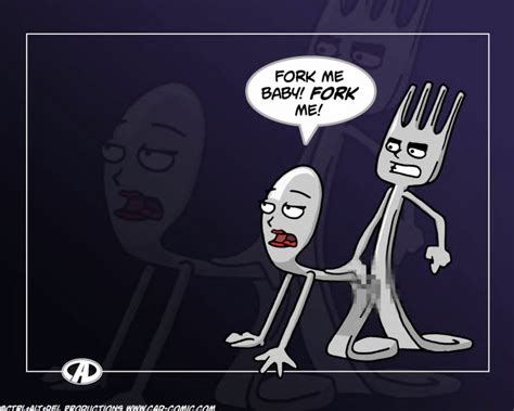 Rule 34 Censored Ctrl Alt Del Fork Inanimate Metallic Body Spoon