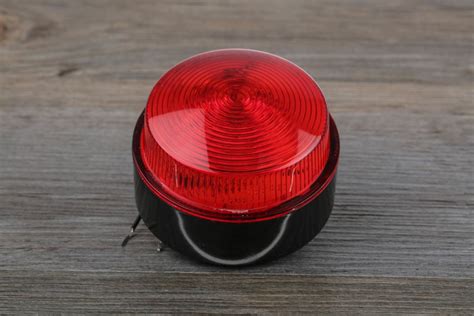 Rs Pro Red Xenon Beacon V Dc V Ac Flashing Stud