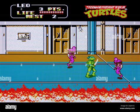 Teenage Mutant Ninja Turtles Ii The Arcade Game Nintendo