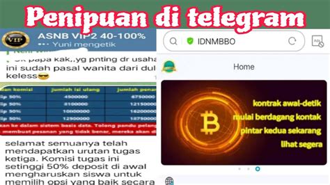 Pt Asnb Fake Penipuan Kerja Paruh Waktu Di Telegram Waspada Youtube