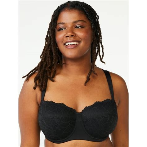 Joyspun Women S And Women S Plus Size Underwire Balconette Bra Sizes 38dd To 46ddd