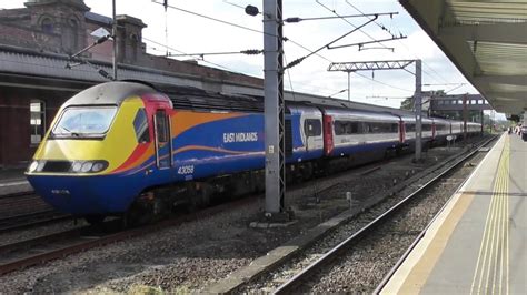 East Midlands Trains Class 43 HST Passing Through Wakefield Westgate