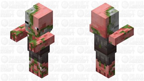 Zombie Pigman Villager Minecraft Mob Skin