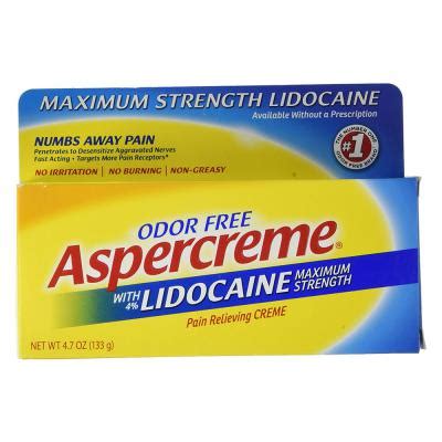 Aspercreme Creme with Lidocaine, 4.7 oz. | LA Medical Wholesale