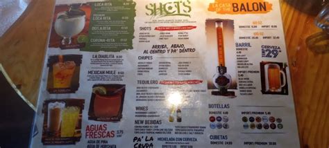 Menu At Ojos Locos Sports Cantina South Fort Worth Pub Bar Fort Worth