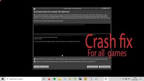 How To Fix Unreal Engine Crash Fix For All Games Blair Witch Crash