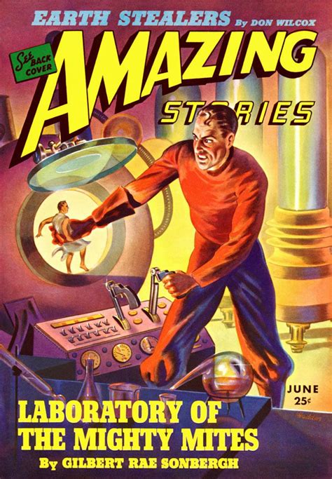 Amazing Stories Featuring The Laboratory Of The Mighty Mites Sci Fi