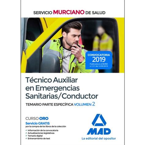 T Cnico Auxiliar En Emergencias Sanitarias Conductor Del Servicio