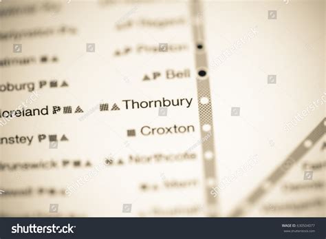 Thornbury Station Melbourne Metro Map Stock Photo 630504077 Shutterstock